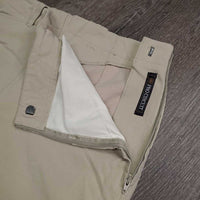 Side Zip Breeches *gc, undone seam stitching, mnr stains, seam puckers