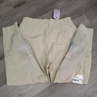 Side Zip Breeches *gc, undone seam stitching, mnr stains, seam puckers