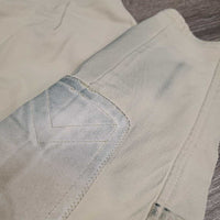 Side Zip Breeches *gc, undone seam stitching, mnr stains, seam puckers
