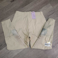 High Waist Side Zip Breeches *gc, mnr loose threads, rubs, seam puckers, stains, discolored seast & legs
