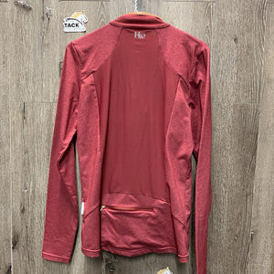 LS Shirt, Mesh Back, 1/4 Zip Up *xc, like new