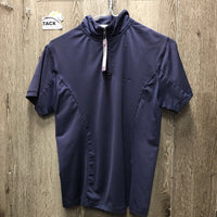 SS Polo Shirt, 1/4 Zip Up *vgc, older, mnr snags & pills
