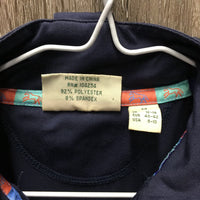 SS Polo Shirt, 1/4 Zip Up *vgc, older, mnr snags & pills
