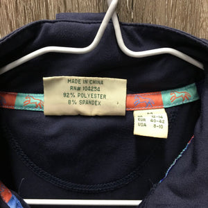 SS Polo Shirt, 1/4 Zip Up *vgc, older, mnr snags & pills