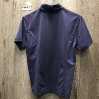 SS Polo Shirt, 1/4 Zip Up *vgc, older, mnr snags & pills