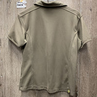 SS Polo Shirt, 2/3 Snap Up *gc/fair, v.snagged