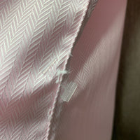 LS Show Shirt, attached Snap Collar *vgc, older, loose threads, seam puckers
