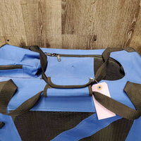 Collapsible - Hard Frame Nylon & Mesh Pet Carrier, top storage bag, snap on accessory bag *vgc, clean, marker, mnr hair, dirt & stains