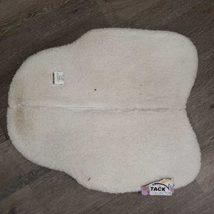 Thick Foam Half Pad, Fleece Half Pad *gc, older, mnr dirt, hair, clumpy