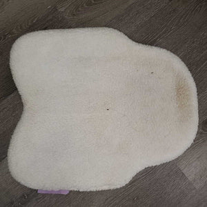 Thick Foam Half Pad, Fleece Half Pad *gc, older, mnr dirt, hair, clumpy