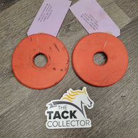2 Rubber Bit Guards *vgc, clean, discolored, stains, older