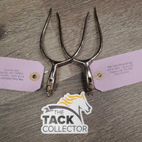 "Stallion" Slip On Western Heel Spurs - Rowels, bag *like new, mnr rubs?stains