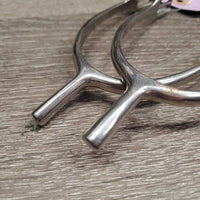 Pr Fine Light POW Spurs *vgc, clean, mnr scuffs, stains & scratches