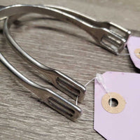 Pr Fine Light POW Spurs *vgc, clean, mnr scuffs, stains & scratches
