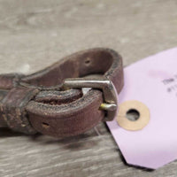 Thick Leather Flash Attachment, Buckle *gc/fair, dirty, faded, rubs, older
