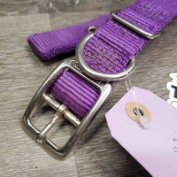 Leather Browband, double loop ends *gc, dirty, rubs, older, faded