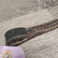 Narrow Braided Browband *gc, dirt, scraped edges
