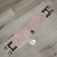 Soft Nylon Web Lungeing Surcingle Girth ONLY, D Ring *vgc, clean, rusty, older