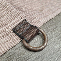 Soft Nylon Web Lungeing Surcingle Girth ONLY, D Ring *vgc, clean, rusty, older
