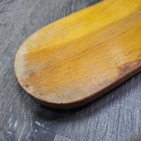 VINTAGE Glycerine Saddle Soap Wood Holder & Cover "British Saddle Soap" *gc, residue, stains, peeled
