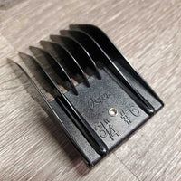 #6 - 3/4" Plastic Clipper Blade Guard Attachment - Universal Comb, Box *new
