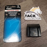 #0 - 1/16" Plastic Clipper Blade Guard Attachment - Universal Comb, Box *new
