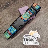 "Best Friend" Ribbon & Nylon Web Adjustable Dog Collar *vgc, clean, mnr dusty?
