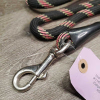 Round Nylon Rope Dog Leash *vgc, mnr dirt?stains, rubs
