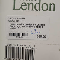 Lessons with Lendon by Lendon Gray *vgc, mnr stains & folded corner
