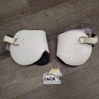 Wool Lined Hind Boots, velcro *gc/fair, older, clean, stains, cracks?