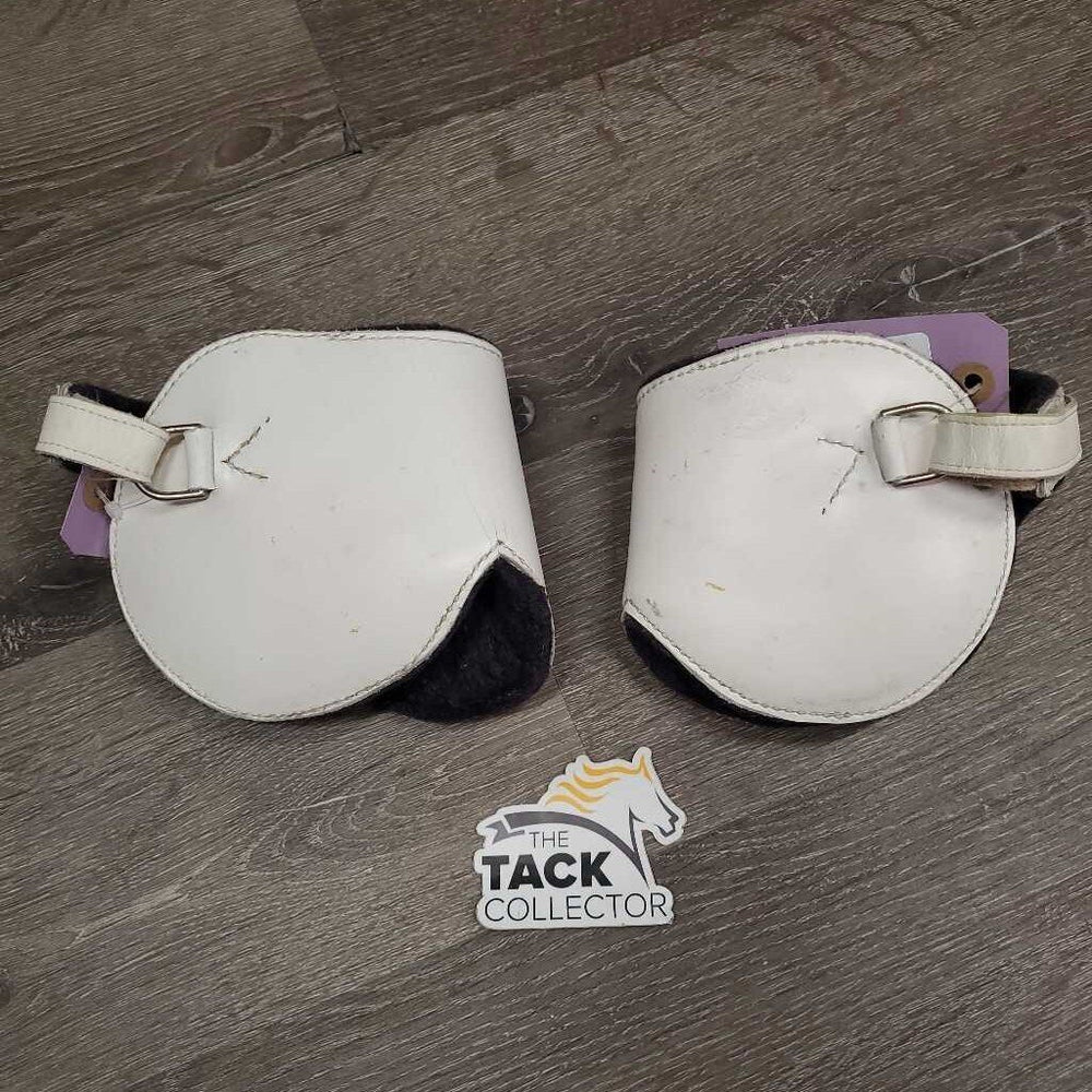 Wool Lined Hind Boots, velcro *gc/fair, older, clean, stains, cracks?