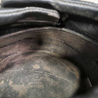 2 Hoof Boots *gc, mnr hair, dirt, rubs, caked dirt inside