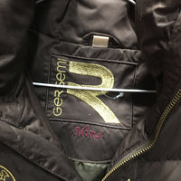 High Collar Puffy Winter Jacket, zip *xc/vgc, missing tab
