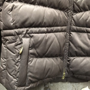 High Collar Puffy Winter Jacket, zip *xc/vgc, missing tab