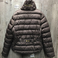 High Collar Puffy Winter Jacket, zip *xc/vgc, missing tab
