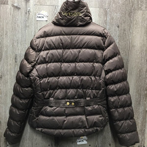 High Collar Puffy Winter Jacket, zip *xc/vgc, missing tab