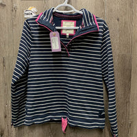 LS Hvy Shirt, 1/3 Button Up *gc, dirty?stains, fuzzy, older, loose threads
