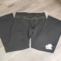 Boot Cut Leggings, Pull On *gc, mnr stain, seat & legs: seam rubs & frays, older
