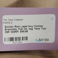 Hvy Cotton Breeches, Pull On, tag *new
