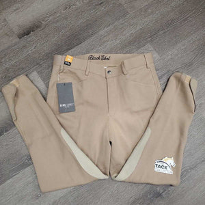 MENS Hvy Cotton Breeches, Pull On, tag *new
