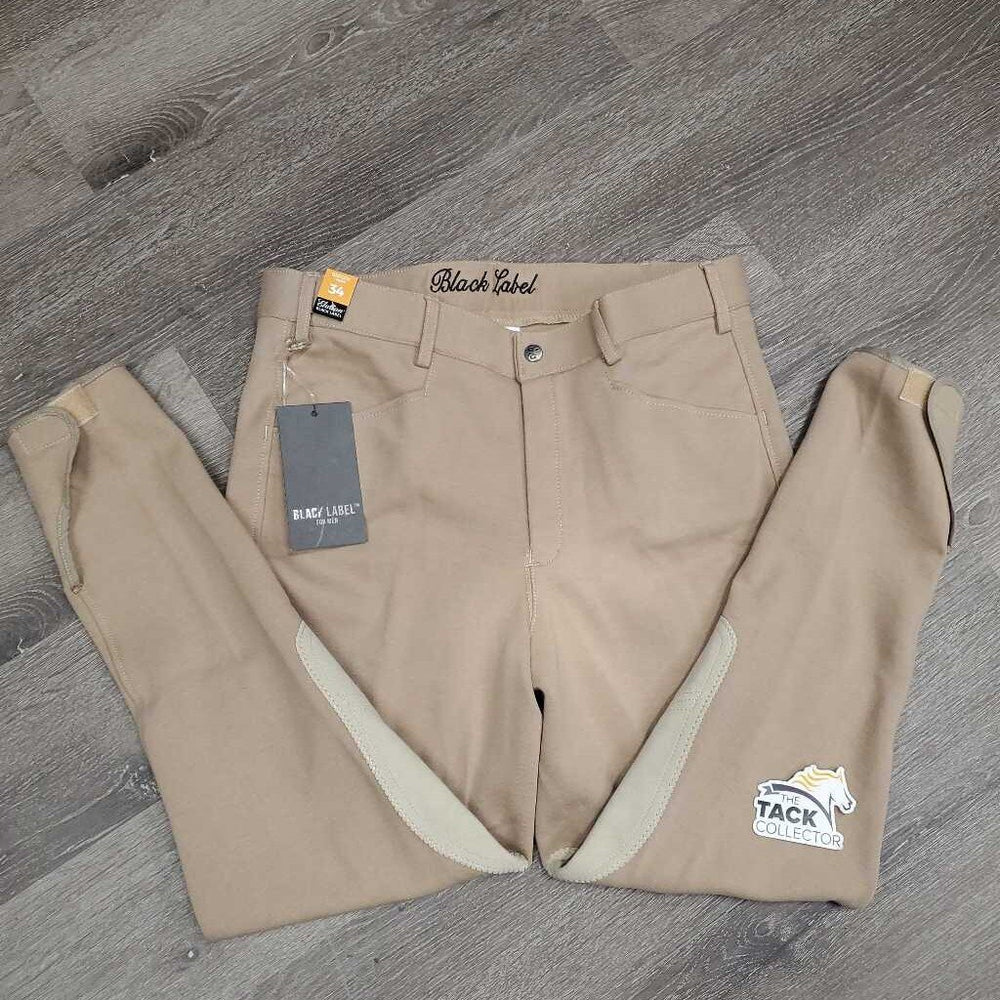 MENS Hvy Cotton Breeches, Pull On, tag *new