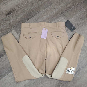 MENS Hvy Cotton Breeches, Pull On, tag *new
