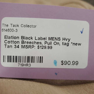 MENS Hvy Cotton Breeches, Pull On, tag *new