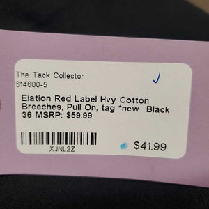 Hvy Cotton Breeches, Pull On, tag *new