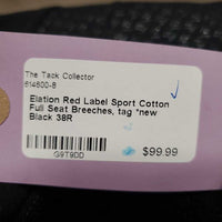 Cotton Full Seat Breeches, tag *new
