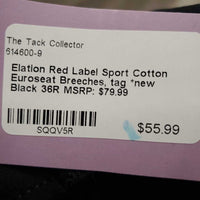 Cotton Euroseat Breeches, tag *new