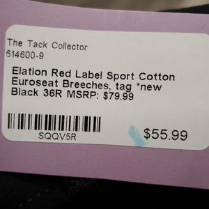 Cotton Euroseat Breeches, tag *new