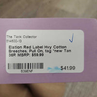 Hvy Cotton Breeches, Pull On, tag *new