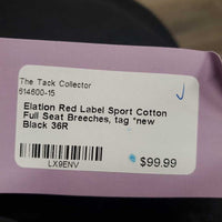 Cotton Full Seat Breeches, tag *new
