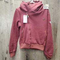Thick Sweatshirt Cuddle Hoodie Jacket, Zipper, tag *new
